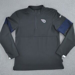 Tennessee Titans Pullover Shirt Mens Small NFL Football On Field Dri-Fit Nike